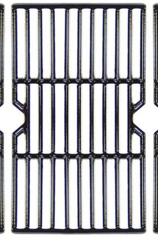 VICOOL 16 15/16" Grill Grate Porcelain Coated Cast Iron Cooking Grid for Charbroil 463343015, Kenmore, Broil King, Master Chef Gas Grill Models, G467-0002-W1, Set of 3, HyG612C