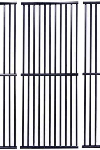Votenli P6876C (3-Pack) Porcelain Steel Cooking Grid Replacement for Charbroil, Kenmore and Others(16 7/8 X 9 5/16)