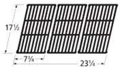 Music City Metals 62673 Matte Cast Iron Cooking Grid Replacement for Select Gas Grill Models by Amana, Kenmore and Others, Set of 3