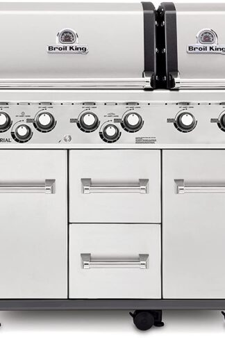 Broil King 957887 Imperial XLS Gas Grill, 6-Burner, Stainless Steel