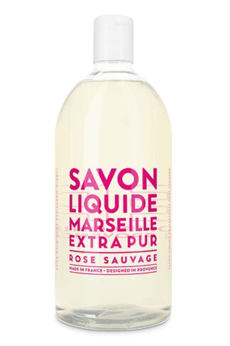 Compagnie de Provence Savon de Marseille Extra Pure Liquid Soap - Wild Rose - 33.8 fl oz Plastic Bottle Refill