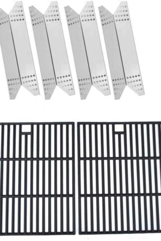 Grill Parts Zone Member's Mark 720-0691A Repair Kit Includes 4 Stainless Heat Plate and Cast Iron Cooking Grids