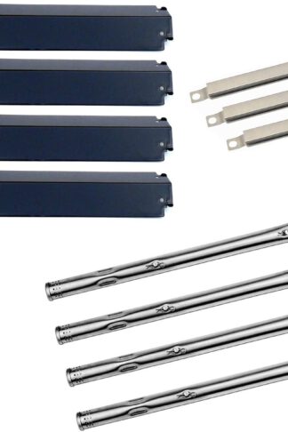 Hongso Charbroil 463247310, 463257010 Replacement KIT Burner,Crossover Tubes, Heat Shield-4pk (SBD731-PPC321-SBE592)