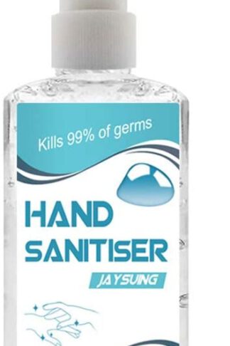 Portable Hand Sanitizer Rinse-Free Infused with Aloe Gel & Vitamin E Disposable Hand Wash Gel Cleaning Soap 60ML, Lovor Pump Bottle Effective 99.99% Skin Cleansing Hand Sanitizer Fresh Scent