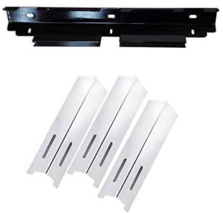 Repair Kit for BBQ grillware GSF2616, 41590 and Life@Home GSF2616J, GSF2616JB, GSF2616JBN Gas Grill Includes 3 Stainless Steel Heat Plates and 1 Burner Support Bracket