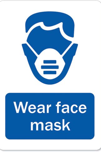 SignMission Coronavirus (COVID-19) - Wear Face Mask | Vinyl Decal | Protect Your Business, Municipality, Home & Colleagues | Made in The USA, 18" X 12" Decal, Model OS-NS-D-1218-25581
