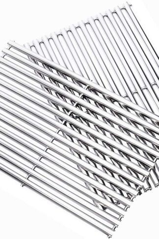 Zljoint Stainless Steel Cooking Grid Replacement Fit Brinkmann 810-9490-0, Grill Master, Nexgrill and Uniflame GBC091W, GBC940WIR Gas Grills and Others, Set of 2