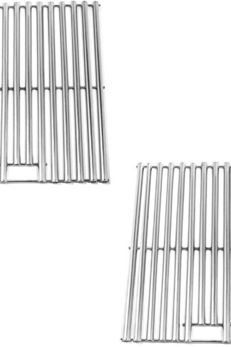 Zljoint Stainless Steel Cooking Grid Replacement for Kenmore D02M90225, Char-Broil 463446015, 466446015 and Others, Set of 2