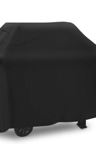 iCOVER Gas Grill Cover 58 Inch, 210D Light-Weight Polyester Outdoor Barbque Cover with Weather-Resistant Polyester, Durable and Convenient, Fits Weber, Char-Broil, Nexgrill and More Grills