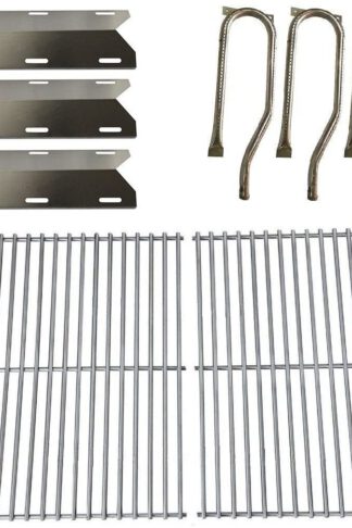 Hongso Jenn Air Gas Grill 720-0336 Replacement KIT Grill Burners, Heat Plates&Cooking Grid (SBC361-SPA231-SCF3S2)