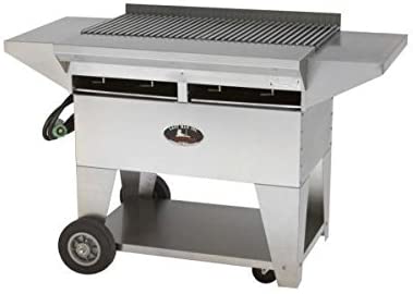 Lazy Man Model A2 Elite Natural Gas Stainless Steel Gourmet Series Mobile Grill