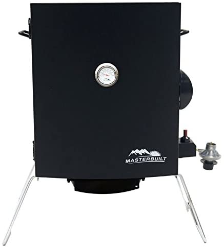 Masterbuilt 20050116 Patio-2-Portable Propane Smoker, Black