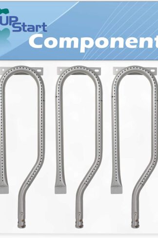 UpStart Components 3-Pack BBQ Gas Grill Tube Burner Replacement Parts for Jenn Air 730-0336 - Compatible Barbeque 15 3/4" Stainless Steel Pipe Burners