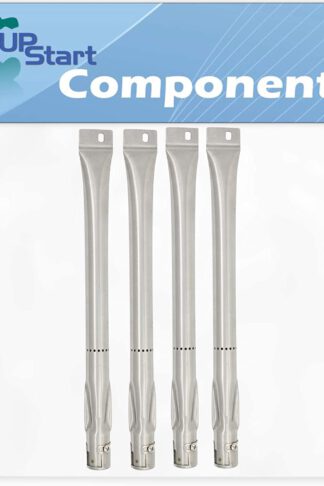 UpStart Components 4-Pack BBQ Gas Grill Tube Burner Replacement Parts for Brinkmann 812-7140-0 - Compatible Barbeque Stainless Steel Pipe Burners