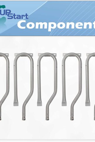 UpStart Components 5-Pack BBQ Gas Grill Tube Burner Replacement Parts for Nex 750-0594 - Compatible Barbeque 15 3/4" Stainless Steel Pipe Burners