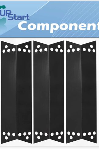 3-Pack BBQ Grill Heat Shield Plate Tent Replacement Parts for Nexgrill 720-0719BL - Compatible Barbeque Porcelain Steel Flame Tamer, Guard, Deflector, Flavorizer Bar, Vaporizer Bar, Burner Cover 15"