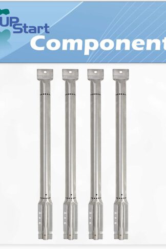 UpStart Components 4-Pack BBQ Gas Grill Tube Burner Replacement Parts for Centro 2800 - Compatible Barbeque Stainless Steel Pipe Burners