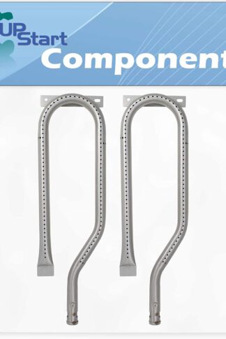 UpStart Components 2-Pack BBQ Gas Grill Tube Burner Replacement Parts for Jenn Air 750-0141 - Compatible Barbeque 15 3/4" Stainless Steel Pipe Burners