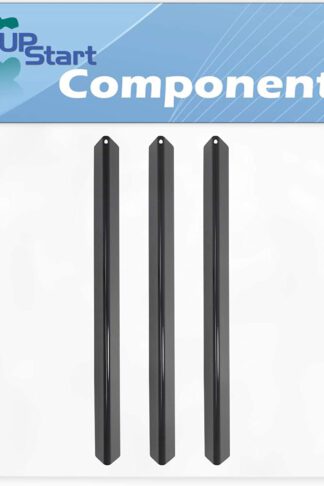 3-Pack BBQ Grill Heat Shield Plate Tent Replacement Parts for Weber GENESIS SILVER A NG SWE MICA W/HANDLE (2002-2003) - Compatible Barbeque Porcelain Steel Flavorizer Bar, Burner Cover 21.5"