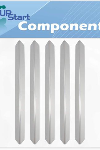 5-Pack BBQ Grill Heat Shield Plate Tent Replacement Parts for Weber 3740101 - Compatible Barbeque Stainless Steel Flame Tamer, Guard, Deflector, Flavorizer Bar, Vaporizer Bar, Burner Cover 24 1/2"