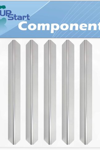 5-Pack BBQ Grill Heat Shield Plate Tent Replacement Parts for Weber 6519009 - Compatible Barbeque Stainless Steel Flame Tamer, Guard, Deflector, Flavorizer Bar, Vaporizer Bar, Burner Cover 17.5"