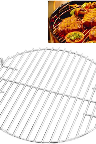 CHARAPID Stainless Steel Grill Grate, Round Cooking Grid for Classic Kamado Grills - 20"