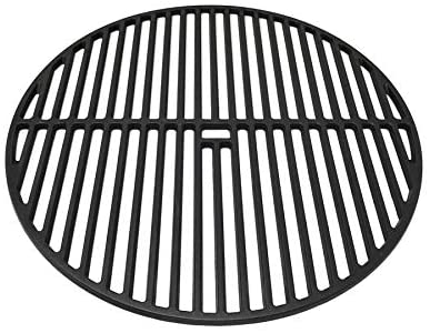 Premium Cast Iron Cooking Grate 18-3/16" for Large Big Green Egg, Vision Grills VGKSS-CC2 Classic Kamado Charcoal Grill and Broil King Keg 4000
