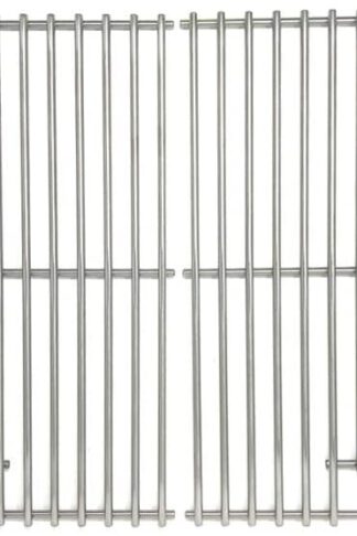 Replacement Stainless Steel Cooking Grid for Charbroil 1000, Cooking Zone, Cooking Zone 10002, PGS K40 & Phoenix PG2001-P, PG2001-PBS, SPG2001-P Gas Grill Models, Set of 2