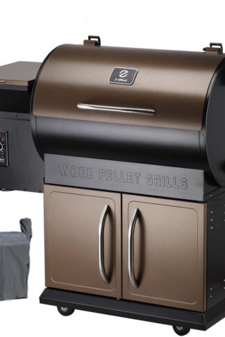 Z Grills Wood Pellet Grill Smoker with 2020 Newest Digital Controls ,700 Cooking Area 8- in-1 Grill, Smoke, Bake, Roast, Braise ,Sear,Char-grill and BBQ for Outdoor