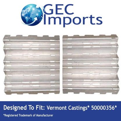 50000356 Stainless Steel Heat Plate for Vermont Castings 2-PACK Set