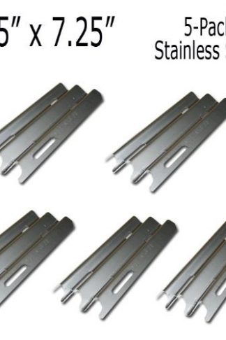 90081 5-PACK Stainless Steel Heat Plate Replacement for Vermont Castings and Jenn-Air Gas Grill Models