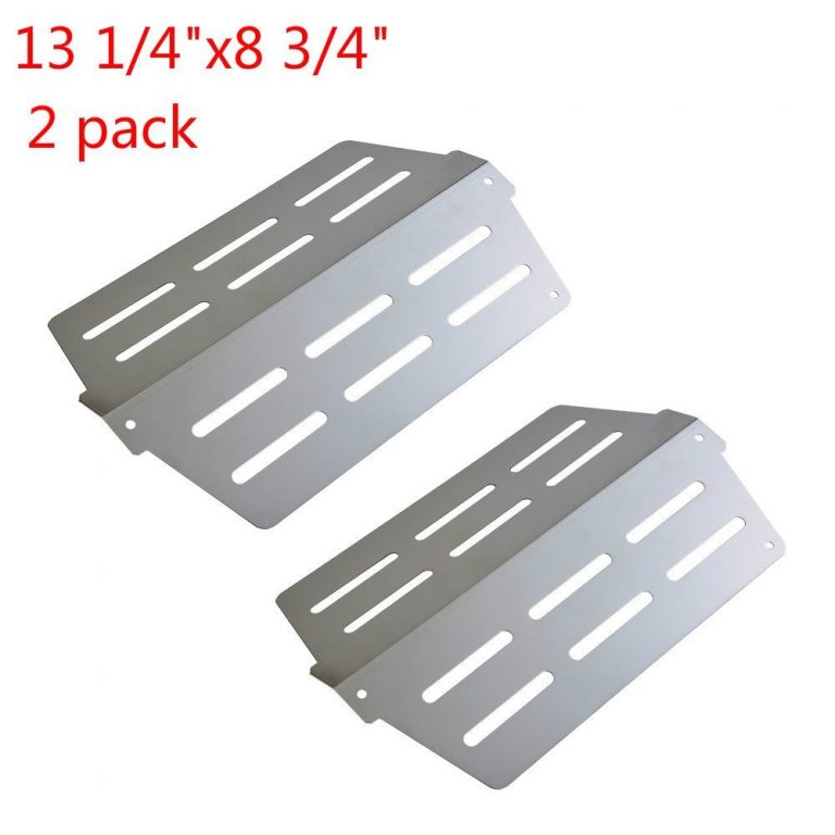 GPS622(2 Pack) Stainless Steel Heat Deflectors and BBQ Grill Heat