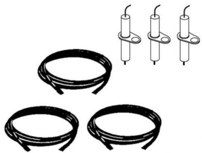 Grill Repair Kit Replacement Ignitor and Electrode, 3 Pack for Vermont Castings