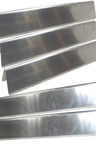 Grill Valueparts 7636 (5-pack) BBQ Gas Grill Stainless Steel Flavorizer Bars For Weber Spirit 300 Gas Grills With Front-Mounted Control Panel (Dimensions: 15 1/4" x 2 3/5", 16 Ga.)