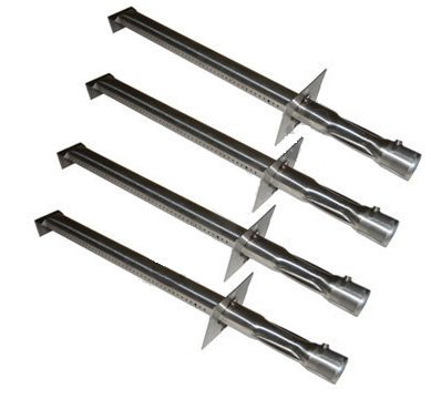 Guaranteed Fit Parts Replacement Gas Grill 4 Pack Stainless Steel Burner for Jenn Air, Vermont Castings Model Grills. Measures 17"x 1"