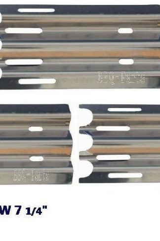 Hongso SPZ081 (3-pack) Stainless Steel Heat Plate, Heat Shield, Heat Tent, Burner Cover, Vaporizor Bar and Flavorizer Bar Replacement for Jenn-Air, Vermont Castings Gas Grill Models, VCHP1 (14 1/2