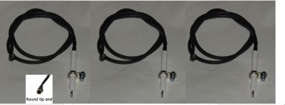 Vermont Castings Gas Grill 25" Long Ignitor Wire & Ceramic Electrode Assembly 3 Pack