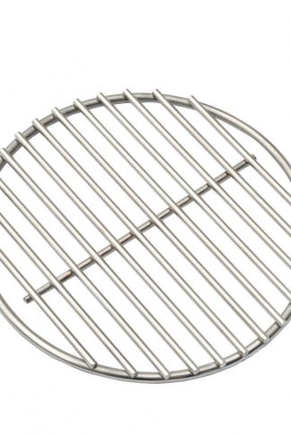 BBQ High Heat Stainless Steel Charcoal Fire Grate Fits For Large Big Green Egg Fire Grate and Kamado Joe Grill Parts Charcoal Grate Replacement Accessories(9'')