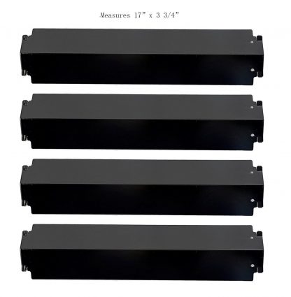 BBQ Mart PP3941(4-pack) Porcelain Steel Heat Plate Replacement for Select Charbroil and Presidents Choice Gas Grill Models