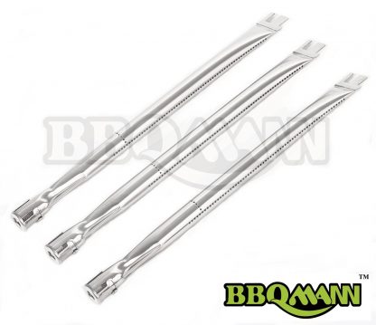 BBQMANN BD041 (3-pack) Replacement Straight Stainless Steel Burner for BBQ Grillware, Ducane, Home Depot, Lowes Model Grills