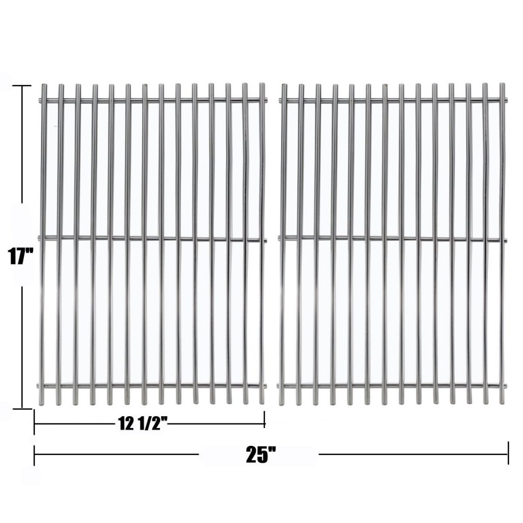 51022 BBQ Barbecue Replacement Stainless Steel Cooking Grid Grates Parts Models for Great