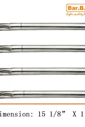 Bar.b.q.s Replacement Stainless Steel Burner 11631 (4-pack) for Grill Chef, Kenmore Sears, K Mart, Lowes Model Grills