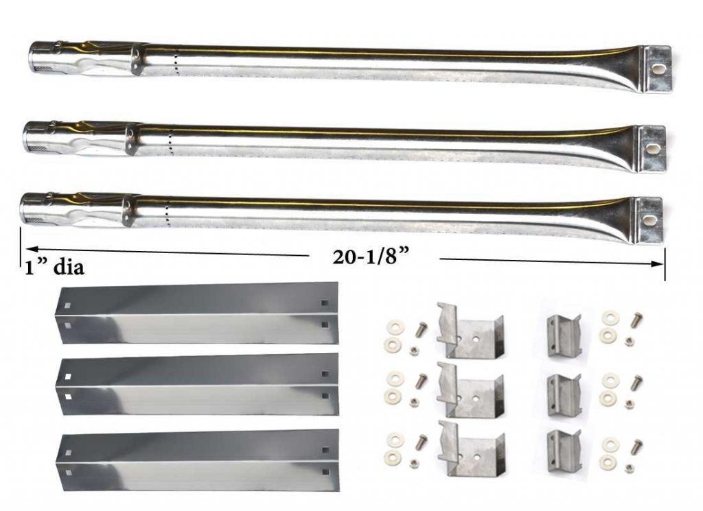 Char Griller Replacement Parts - Burners & Heat Plates For Gas Grill Models