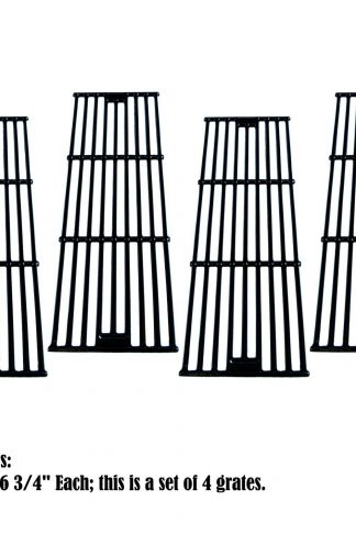 Direct store Parts DC114 (4-pack) Porcelain Cast Iron Cooking grid Replacement Chargriller, King Griller Gas Grill (4)