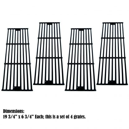 Direct store Parts DC114 (4-pack) Porcelain Cast Iron Cooking grid Replacement Chargriller, King Griller Gas Grill (4)