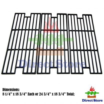 Direct store Parts DC124 Polished Porcelain Coated Cast Iron Cooking grid Replacement Kenmore, Kmart Gas Grill