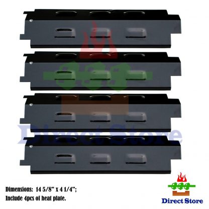 Direct store Parts DP131 (4-pack) Porcelain Steel Heat Plates Replacement Charbroil,Kenmore,Master Chef,Thermos,Master Forge,Brinkmann,Savor Pro,Grill King,Kmart,Gas Grill Models (Porcelain Steel)