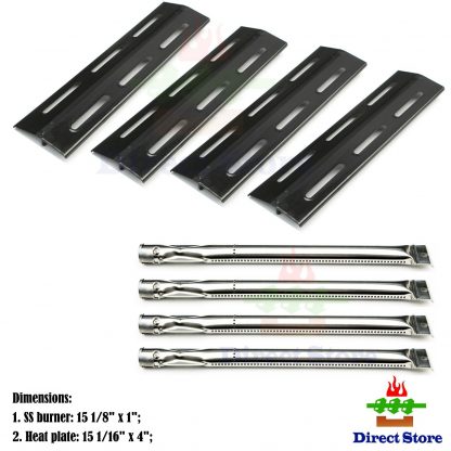 Direct store Parts Kit DG112 Replacement Kenmore Burners, Heat Plates P01708034E, P02008010A, P02008029A, Pack (4)