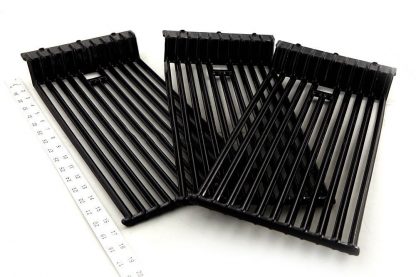 Edgemaster CI62503 Pakc of 3 Cast Iron Cooking Grid Replacement for Broilmaster D3, G3, P3, S3, U3 Gas Grill Models