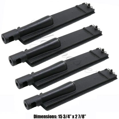 Edgemaster Pack of 4 Replacement Cast Iron Burner for Turbo, Aussie and Sams Grills